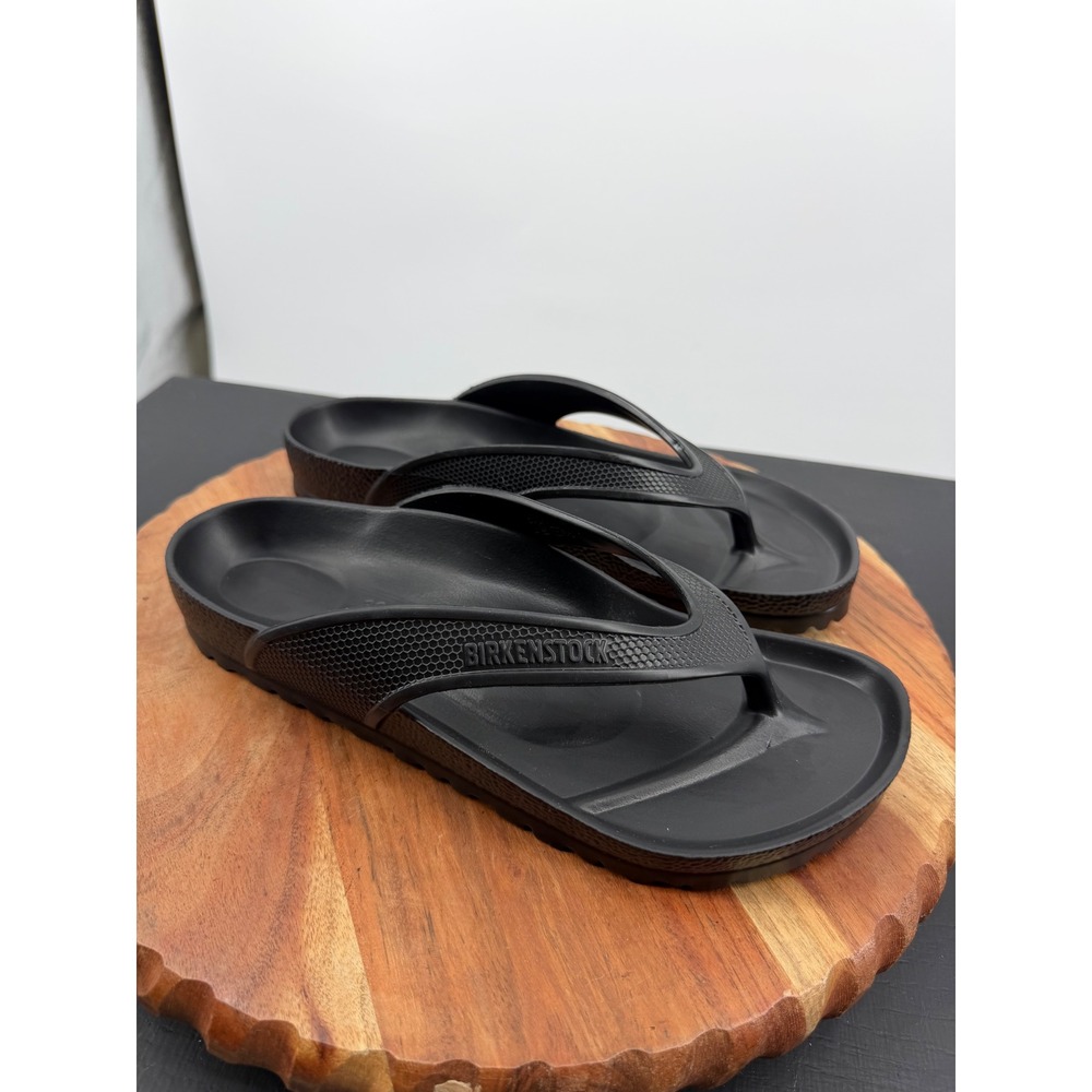 Birkenstock Honolulu Sandals Women 8 Black EVA Lightweight Waterproof Thong Flip